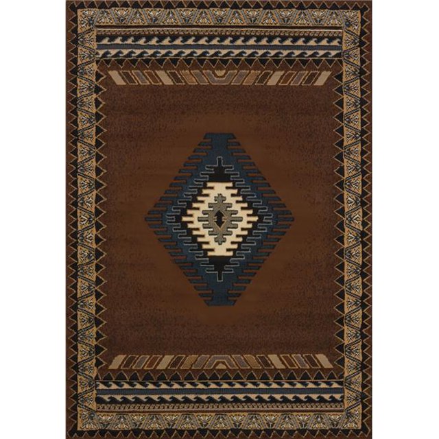 1 Pi 11 Po x 7 Pi 4 Po Manhattan Tucson Runner Rug&44; Brun