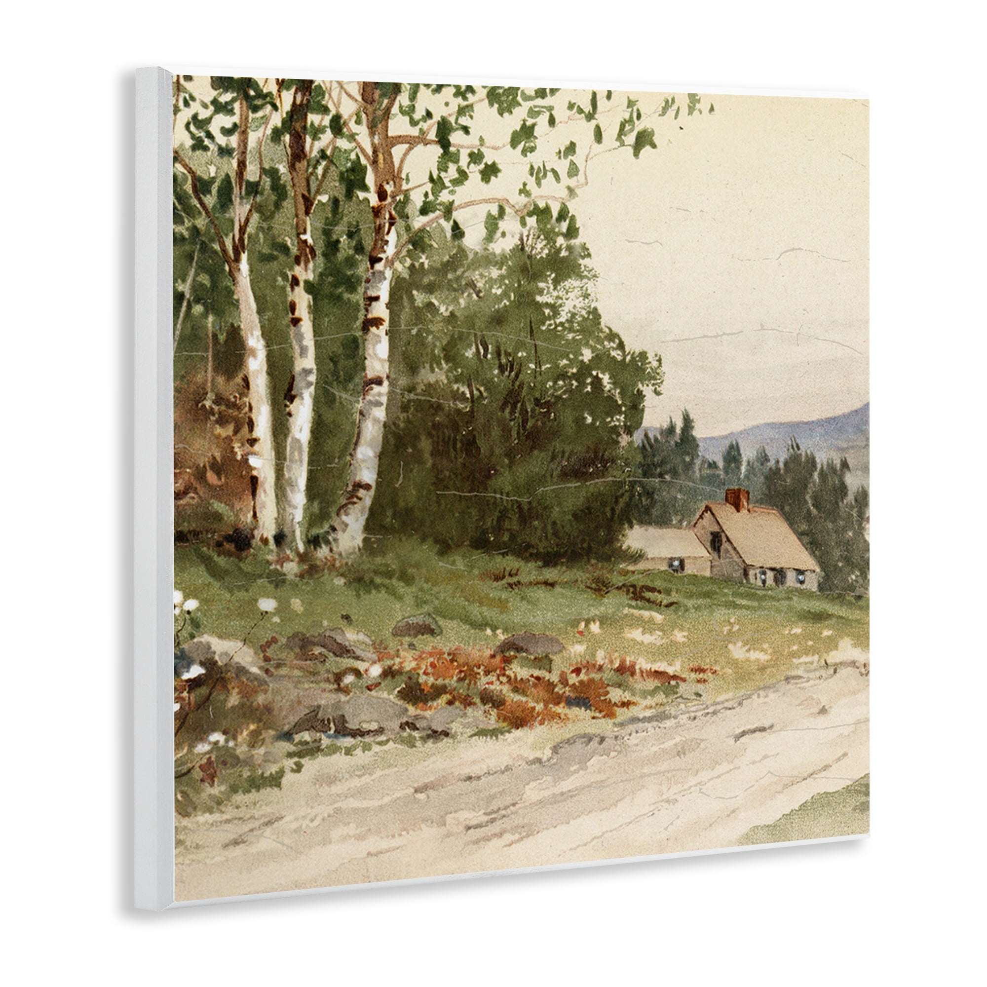 Stupell Industries Farm House Dirt Road Wall Plaque Art, design by Lula Bijoux & co.