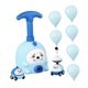 thumbnail image 5 of Experimento científico sobre el desarrollo de la inteligencia infantil: coche propulsado por un lanzador de globos. Azul, 5 of 9