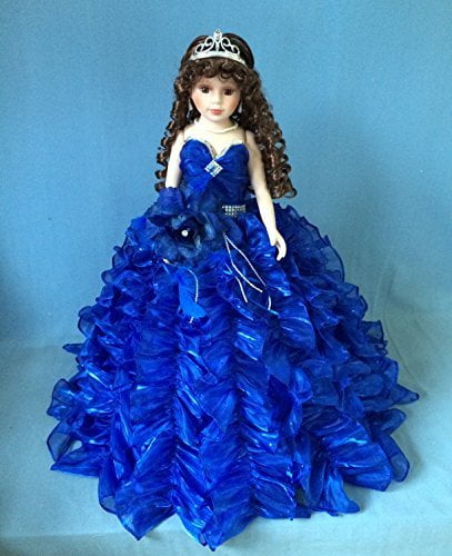 quinceanera dolls royal blue