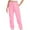 Pink, variant on asjyhkr Sweatpants Women Elastic Waist Drawstring Fleece Lined Thermal Casual Gym Workout Running Pants with Pockets