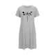 thumbnail image 5 of Camisón corto de talla grande para mujer, camisón de manga corta con estampado de pecho a la moda, camisón para mujer, 5 of 7