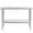 Steel Gray, variant on Jopath 48x24 inch Stainless Steel Worktables Workbenches,Heavy Duty Commercial Food Prep Work Table with Adjustment for Home,Kitchen,Restaurant
