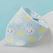 Baby Bibs Cotton Baby Feeding Apron Triangle Cute Baby Bibs Girls Boys Cartoon Feeding Scarf Bib Collar Bib Burp Cloth Feeding 16