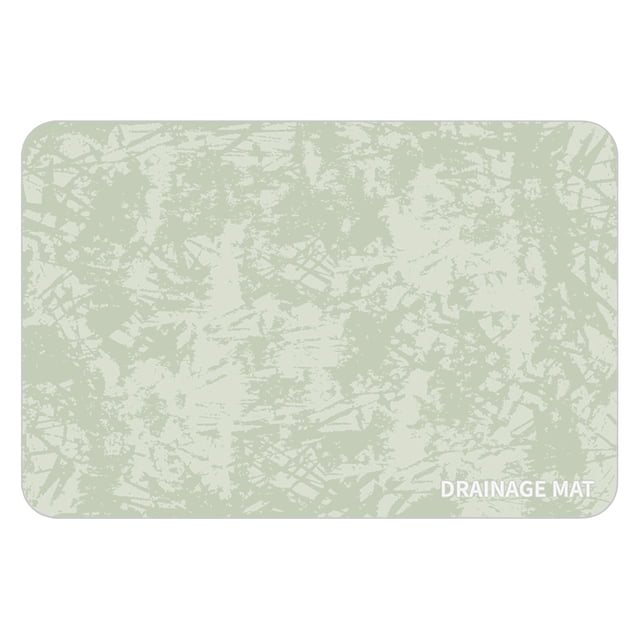 Flmtop 1PC Pratique Drain Mat de Séchage de Plat Écologique Rapide Sec Résistant à l'Usure Réutilisable Comptoir Drain Mat pour Boissons Bar Maison
