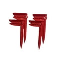 thumbnail image 4 of 4 piezas de estacas de playa para vacaciones, soportes para mantas de picnic, abrazaderas para toallas, esenciales rojo, 4 of 8