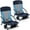 Navy Blue, variant on Honeilife Low Folding Beach Chairs for Adults, Portable Lightweight Chair with Cup Holder Mesh Back Lawn Chair with Carry Bag for Outdoor Camping Concert Travel, 2 Pack, Navy Blue