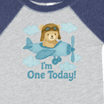 thumbnail image 4 of Inktastic 1st Birthday Airplane Teddy Bear I'm One Today Boys or Girls Baby Bodysuit, 4 of 5