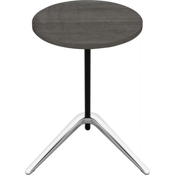 32 in. Round Table End - Walnut