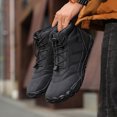 thumbnail image 3 of Zapatos Senderismo para Hombre Botas Nieve Antideslizantes Forro para Clima (Negro 46), 3 of 9