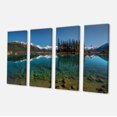 thumbnail image 2 of Row of Pine Trees and Mountain Lake - Impression sur Toile Paysage, 2 of 3