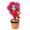 Red, variant on ZJNGJC Dancing Talking Sunflower Toy Mimicks What You Say Sings Records Songs Funny Interactive for Birthday Festival Holiday Pink