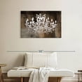 thumbnail image 2 of Elephant Stock Old Crystal Chandelier Wall Art - Horizontal Canvas Wall Art - Living Room Wall Decor - Decor Elements Canvas - Brown And Gray Decor - 36" x 24", 2 of 8
