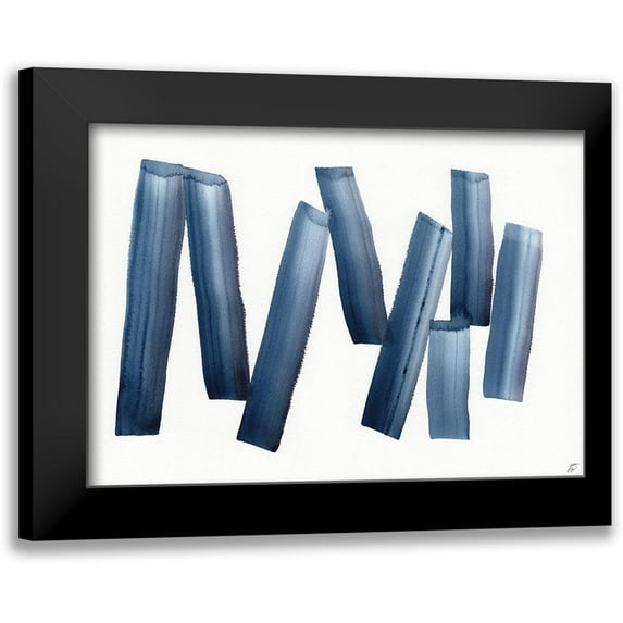 Lee, Judson 24x18 Black Modern Framed Museum Art Print Titled - Line Leanings II