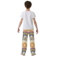 thumbnail image 4 of FORMRS Boys Pajama Pants with Pockets Size 9-10Y Kids Lounge Sleep Bottoms, Beige Rainbow, 4 of 8