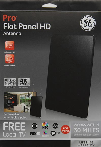 General Electric Ge Flat Panel Amplified Antenna