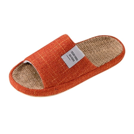 

Daznico Womens Sandals Women House Slippers Flip Flops Slippers Indoor Bedroom Footwear Unisex Lovers Flat Shoes ( B 7.5 )