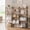 brown, variant on Industrial Triple-Column Bookcase – 11 Adjustable Shelves, 100LB/Shelf Capacity, Steel Frame & Particle Board