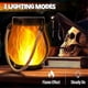 thumbnail image 5 of Outdoor Lanterns Flickering Flame Garden Lights with Dual Charging USB & Solar Outdoor Waterproof Ha, 5 of 5