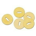 thumbnail image 4 of Brass Washers for Paper Fasteners, 1/2 Inch Slotted Brass Gold-Plated Round Metal Brads for Scrapbooking, Crafts, Making DIY, and More (100 Pack) by Officewerks, 4 of 7
