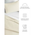 thumbnail image 5 of Lightweight Wrinkle Resistant Quilt Sets in Ivory Herringbone for Full/Queen Size Bedding by Comfort Canopy, 5 of 10