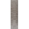 thumbnail image 3 of JONATHAN Y SANTA MONICA 2 x 10 Runner Rug, Sukie Offset Stripe - Beige/Brown, SMB133A-210, 3 of 10