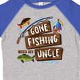thumbnail image 4 of Inktastic Gone Fishing with My Uncle Boys or Girls Toddler T-Shirt, 4 of 5