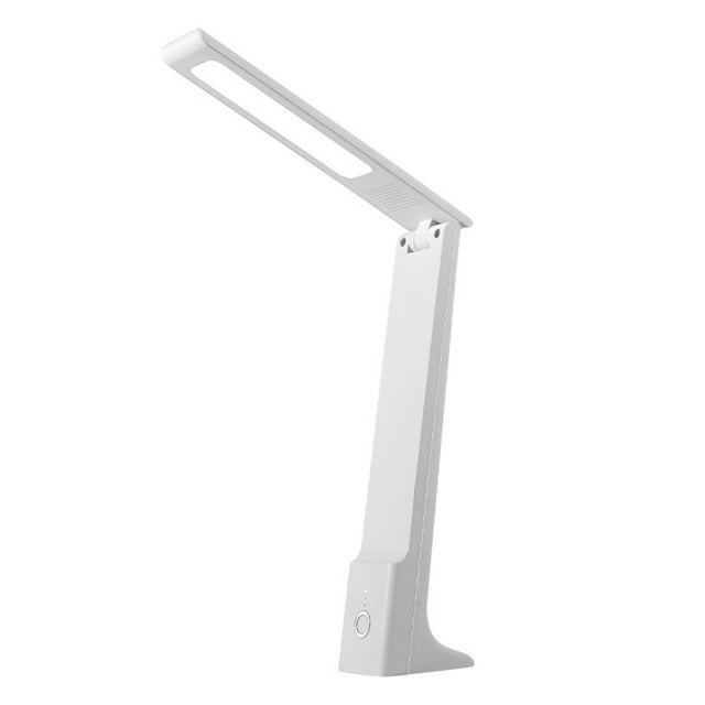 LED Desk Lamp - Minimalist Office Desk Lamp - Rechargeable Lamp with Bed, Study, and Work Desk Light Modes - Portable Table Desk Lamp for Back to School and Work from Home Setup - Pink,white