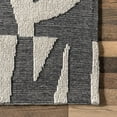 thumbnail image 5 of nuLOOM Jenice Handmade Modern Abstract Area Rug, 4' x 6', Charcoal, 5 of 9