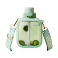 thumbnail image 2 of Leakproof 700ml Straw Squared Water Bottles Large Capacity Sports Cup with Strap for Outdoor Sports, 2 of 5