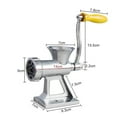 thumbnail image 4 of Hand Operated Crank Meat Mincer Cast Iron Pasta Maker Manual DIY, 4 of 8
