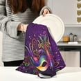 thumbnail image 6 of Coolnut Mardi Gras Carnival Mask Kitchen Dish Towel Set 1Pcs,Dishcloths Sets Fast Drying Kitchen Towels Tea Towels Gift Set for Drying Cleaning Cooking Baking422 Wash cloth, 6 of 7