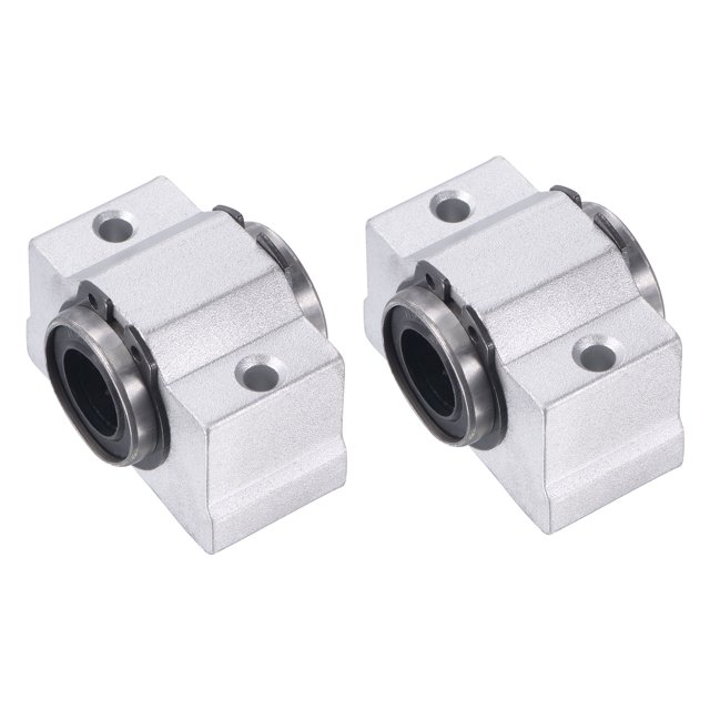 Unique Bargains SCV12UU Linéaire Roulements à Billes Coulissants Unités, 12mm Diamètre d'Alésage 2 Pack