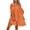 Orange, variant on Plus Size Swim Suit Coverup for Women 3/4 Sleeve Beachwear Bikini Coverups Button Down Oversized Cover Up Shirt White, One Size