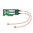 thumbnail image 1 of HPE Universal SATA HHHL M.2 Kit - Interface adapter - M.2 - M.2 Card - PCIe - for ProLiant DL20 Gen10, DL325 Gen10, DL345 Gen10, DL360 Gen10, 1 of 2