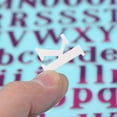 thumbnail image 2 of Miangastore 10Pcs Colorful Letter Stickers Alphabet Stickers DIY Stock Stickers (Random color), 2 of 8