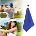 thumbnail image 6 of Unique Bargains 1 Pc Simple Golf Towel 15.75"x15.75" Blue, 6 of 6