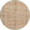 thumbnail image 1 of Ahgly Company Machine Washable Indoor Round Traditional Brown Area Rugs, 3' Round, 1 of 7