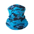 thumbnail image 2 of JoveMarine Camouflage Print Neck Gaiter Sun - Protection Summer Sunshade Fishing Mask Sunscreen Quick Dry for Motorcycle Cycling Outdoor Sports Men Face Masks,Royal Blue, 2 of 6