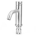thumbnail image 3 of Grifo monomando, grifo de acero inoxidable G1/2 Grifo de agua fría y caliente Grifo de acero inoxidable Rendimiento confiable, 3 of 8