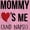 Pink, variant on Mommy Love Me and Naps Mothers Day Toddler Boy Girl T Shirt Infant Toddler Brisco Brands 12M