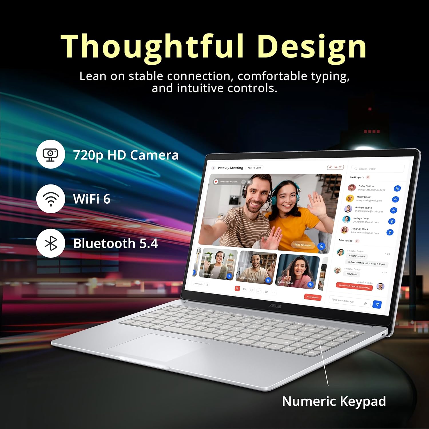 ASUS Chromebook CX15 15.6" FHD IPS Laptop, Intel Celeron N4500, 4GB RAM, 640GB Storage (128GB eMMC+512GB Docking Station Set), Intel UHD Graphics, Number Pad, Webcam, WiFi 6, Chrome OS, Pure Gray