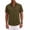 hgg284-Green, variant on Mens Short Sleeve Gauze Shirt Cuban Camp Guayabera Shirts Cotton Linen Collared Button Down Beach Vacation Shirts with Pocket