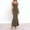 Army Green, variant on asdoklhq Spring Summer Dress Spring Dresses Womens Summer Fashion Casual Printed Bodycon Split Dress Maxi Dress Brown XL