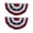 D, variant on Independence Day Bunting Flag Fan Shape Flag Patriotic Polyester Banner With Screen Print For Memorial Day Veterans Day Election Porch Garden Outdoor Decor 35.4X17.7In