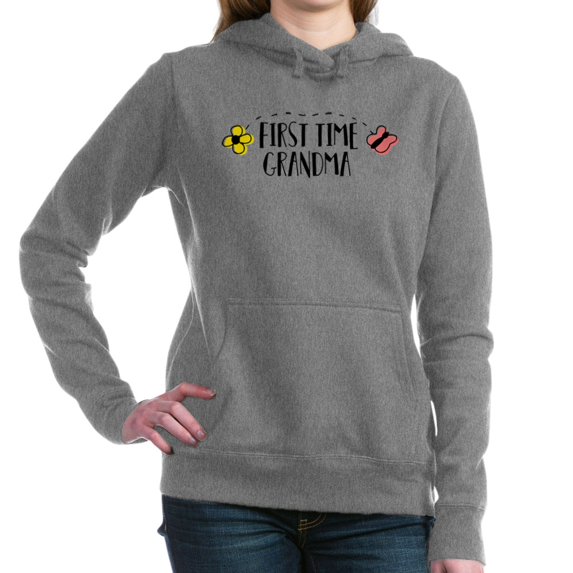 CafePress - First Time Grandma - Pullover Hoodie, Classic & Comfortable Hooded Sweatshirt