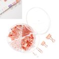 thumbnail image 4 of Assorted Paper Clips Binder Clips Push Pins Set Multifunctional Durable Metal Macaron Colors Ideal for Office School Document, 4 of 7
