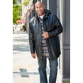 thumbnail image 5 of KingSize Men's Big & Tall Hooded Leather Parka, 5 of 5