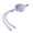 Purple, variant on Ciwanning 120cm Charging & Data Sync Extender Cord Wire 100W 480mbps Stretchable