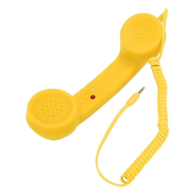 Combiné Téléphonique Rétro Professionnel Anti‐radiation Filaire pour Téléphone Intelligent PC